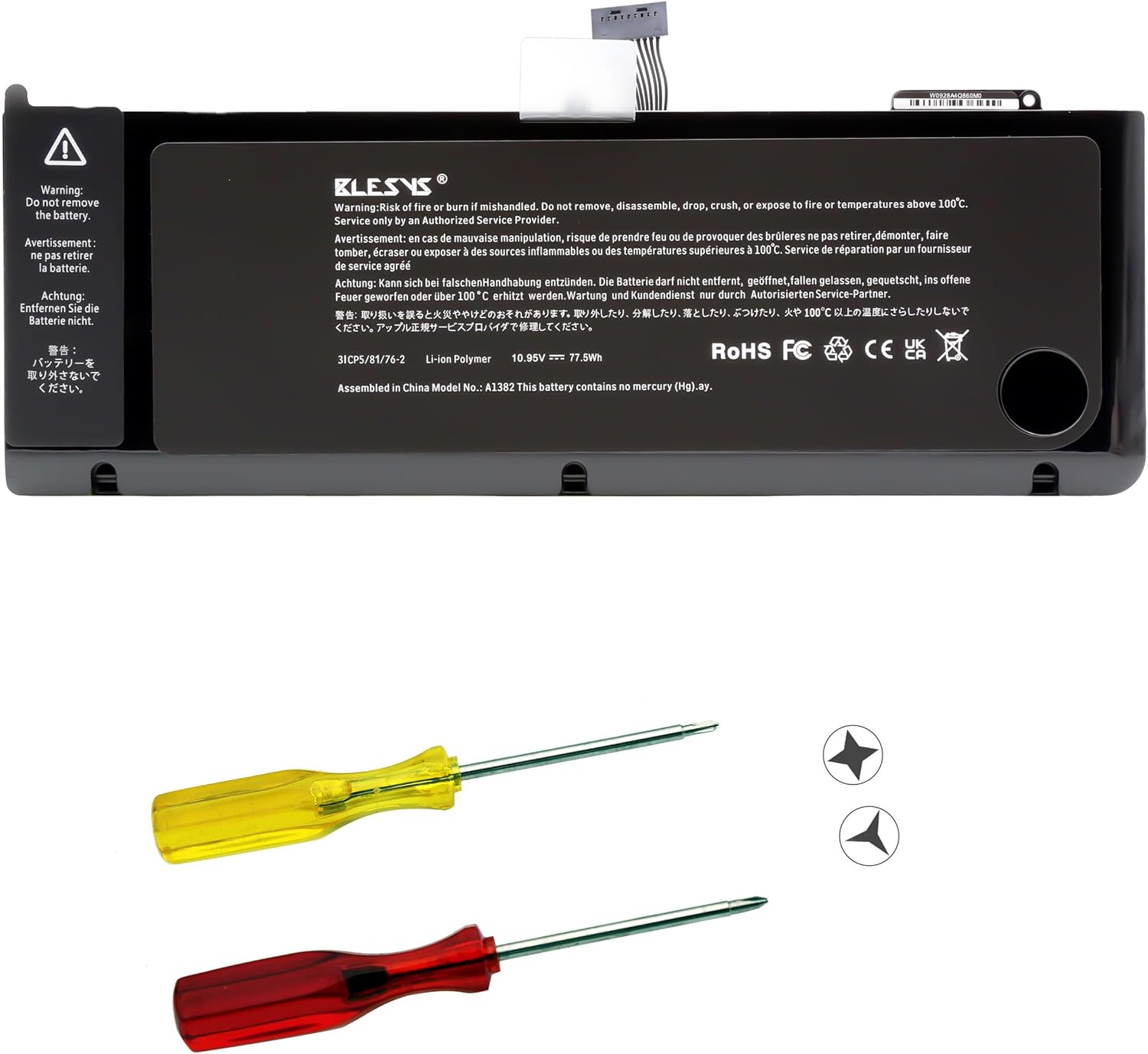 Blesys A1382 Batteria per Apple MacBook Pro 15" A1286 - immagine 4