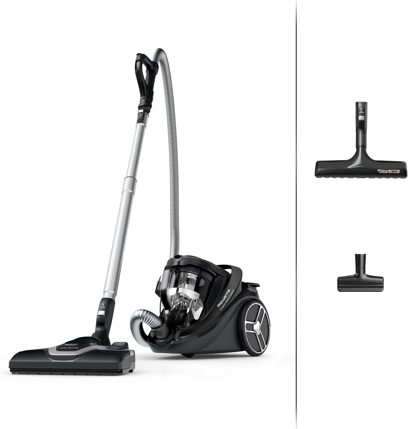 Rowenta RO7935 Silence Force Cyclonic Effitech, Nero - immagine 1