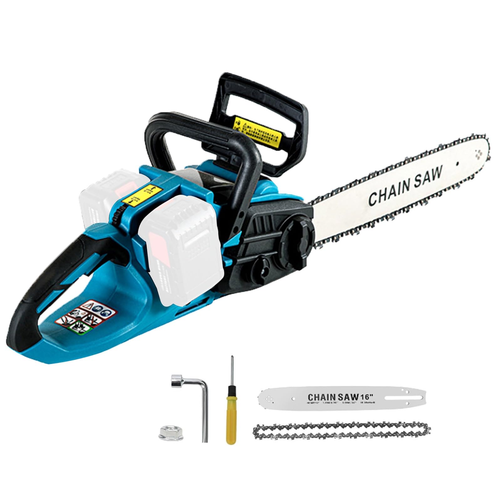 Motosega a Batteria 16 Pollici Compatibile Makita 18V