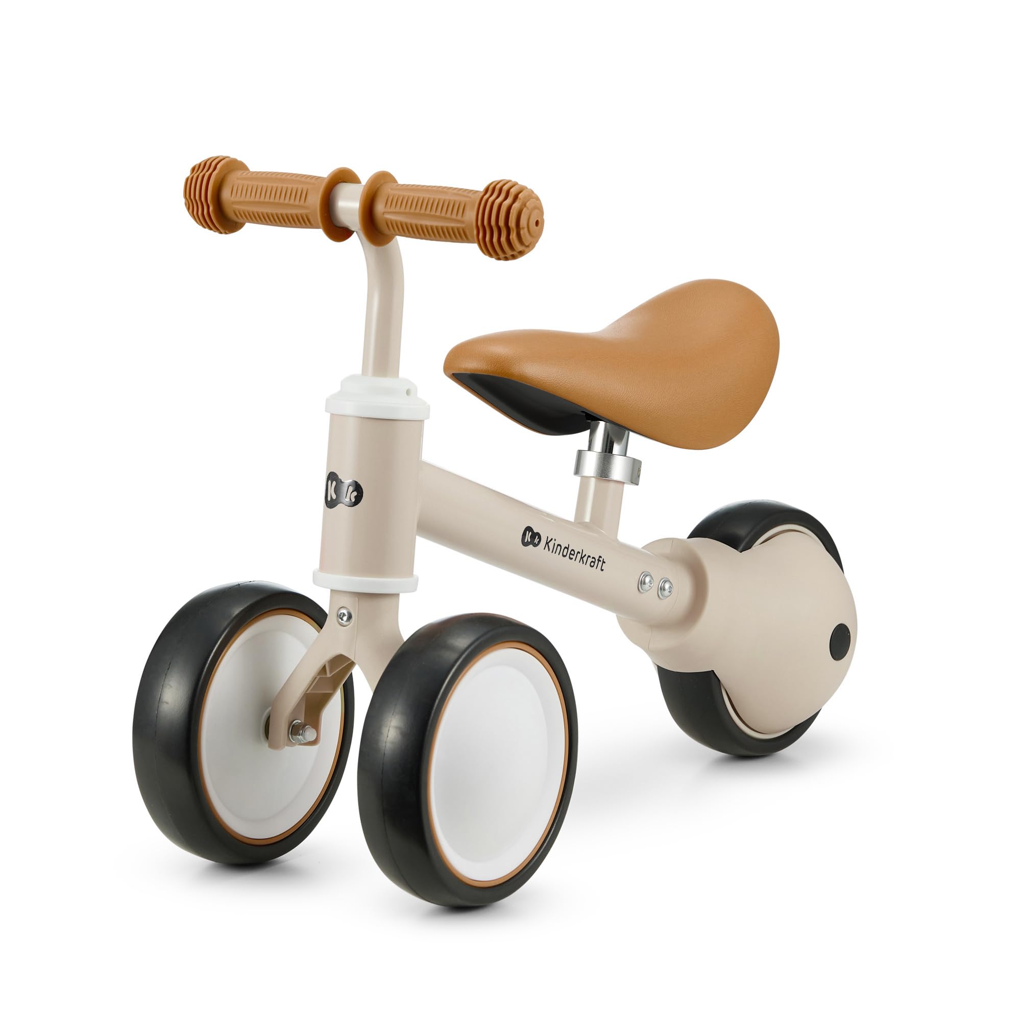 Kinderkraft CUTIE Bici Senza Pedali in Metallo, Beige