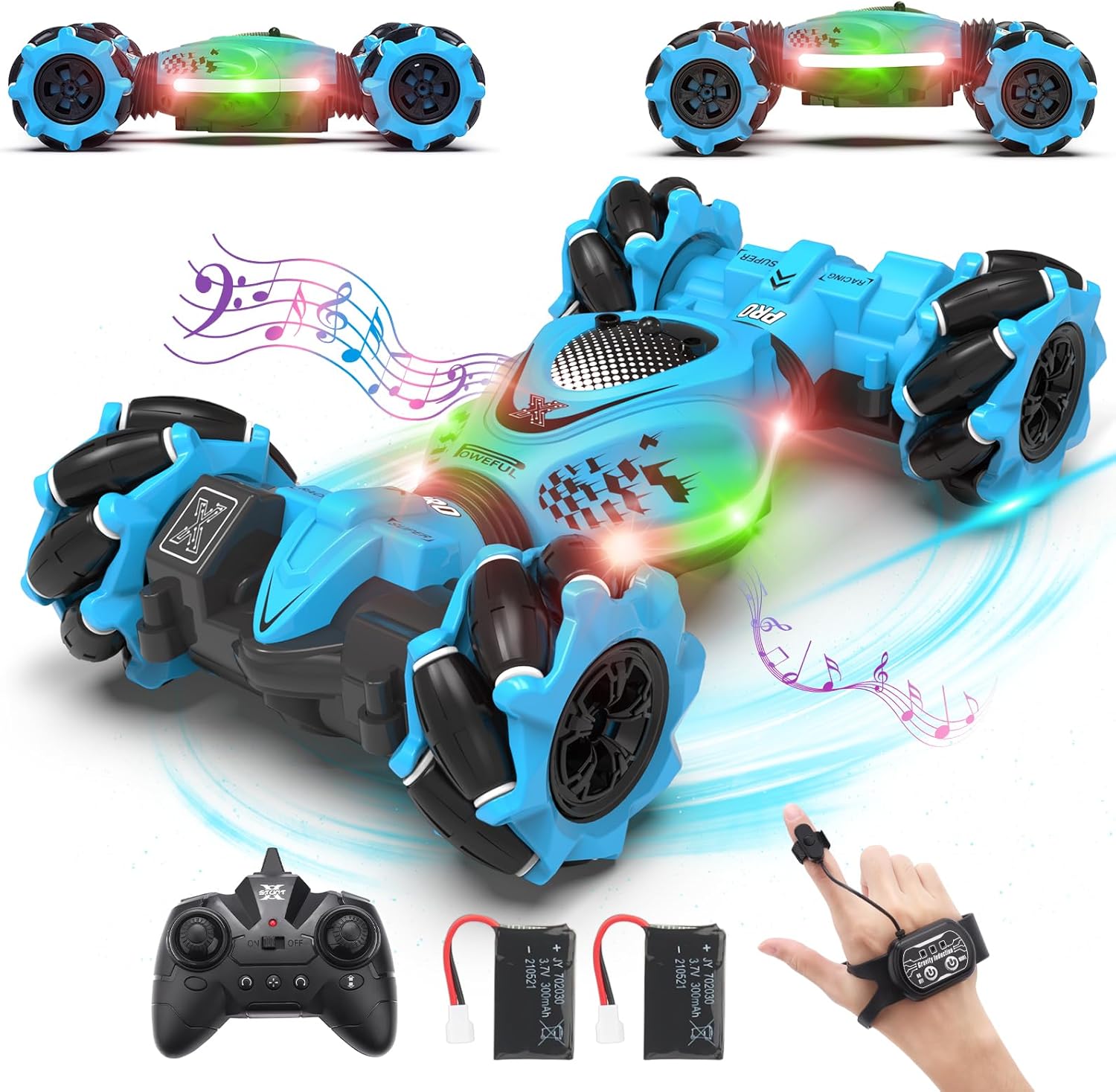 Pristar Macchina Telecomandata RC Twist Stunt Car 360° 4WD - immagine 1