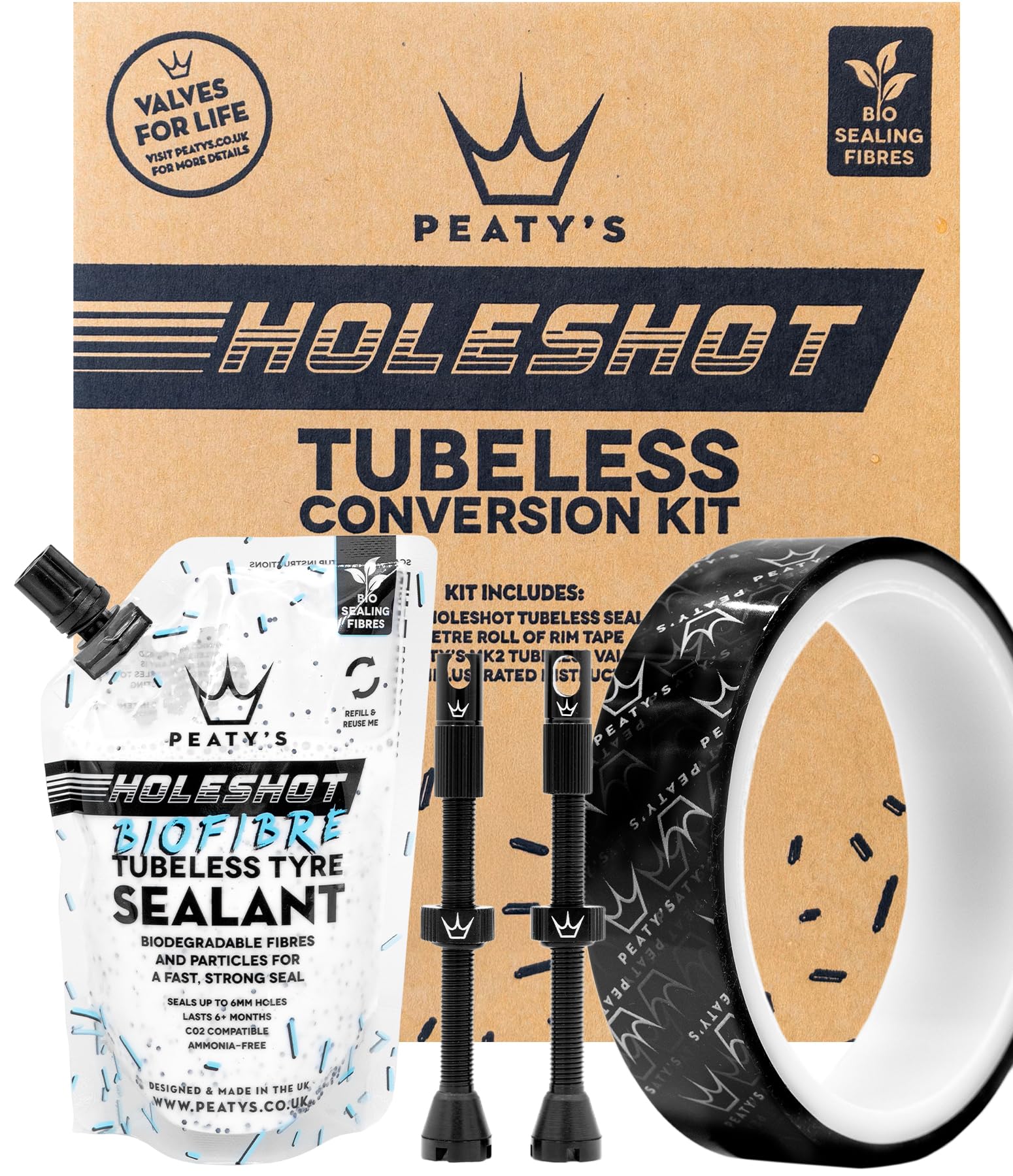 Peaty's Kit Conversione Ruote Tubeless Enduro, DH, Gravel