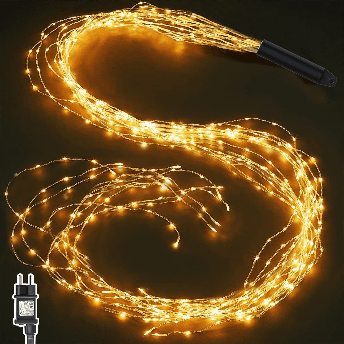 Joycome Luci a Cascata 2m 400 LED con Spina