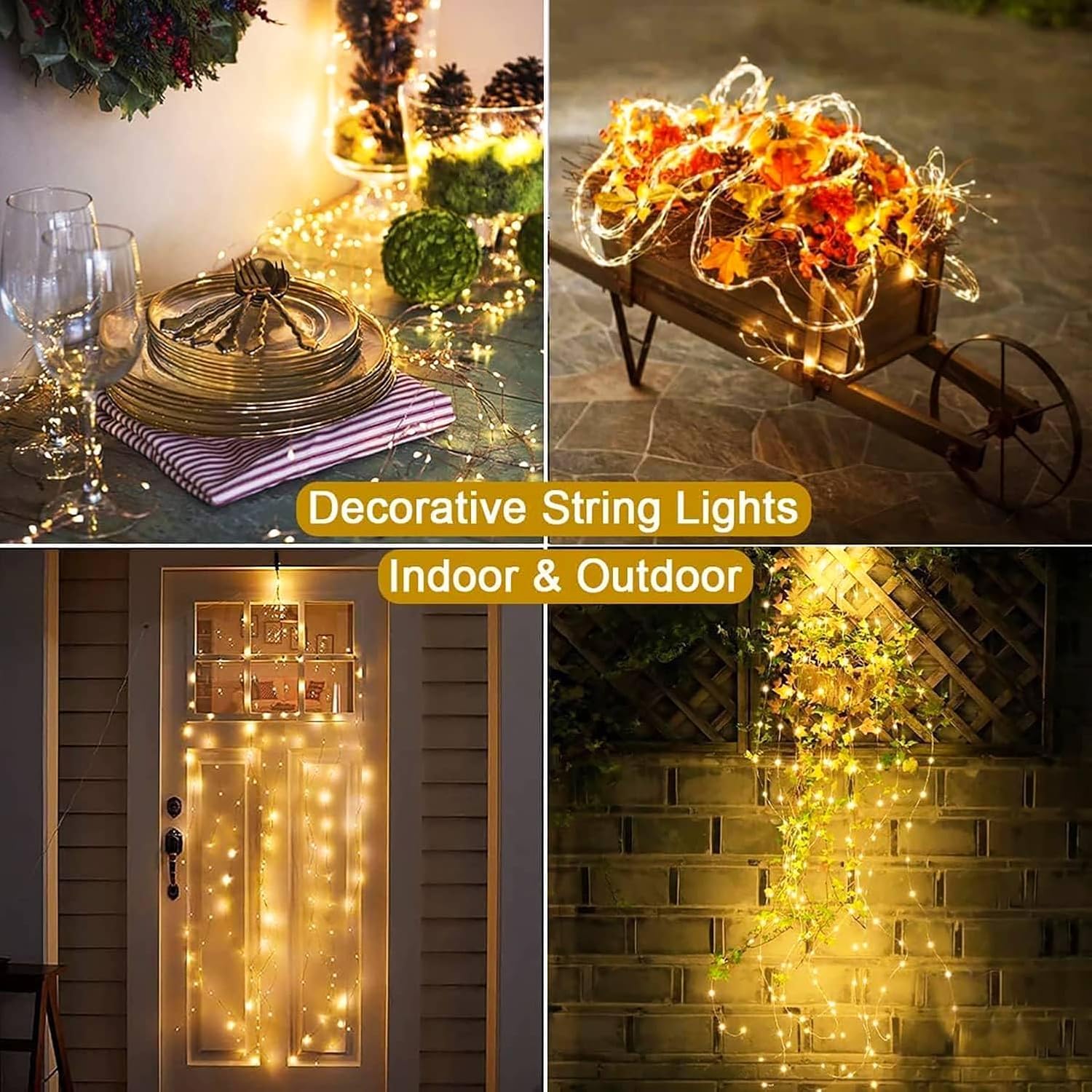 Joycome Luci a Cascata 2m 400 LED con Spina - immagine 8