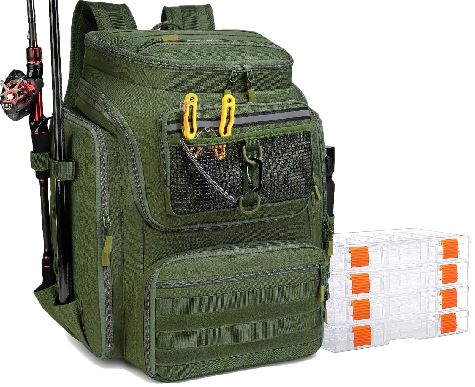 Zaino da Pesca Tattico Grande 45L