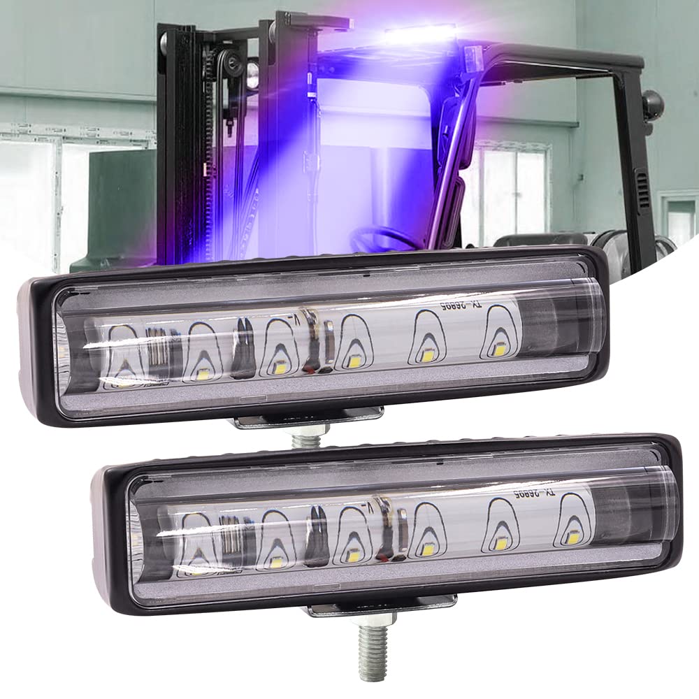 Biqing Faro da Lavoro LED Blu 30W per Carrelli Elevatori