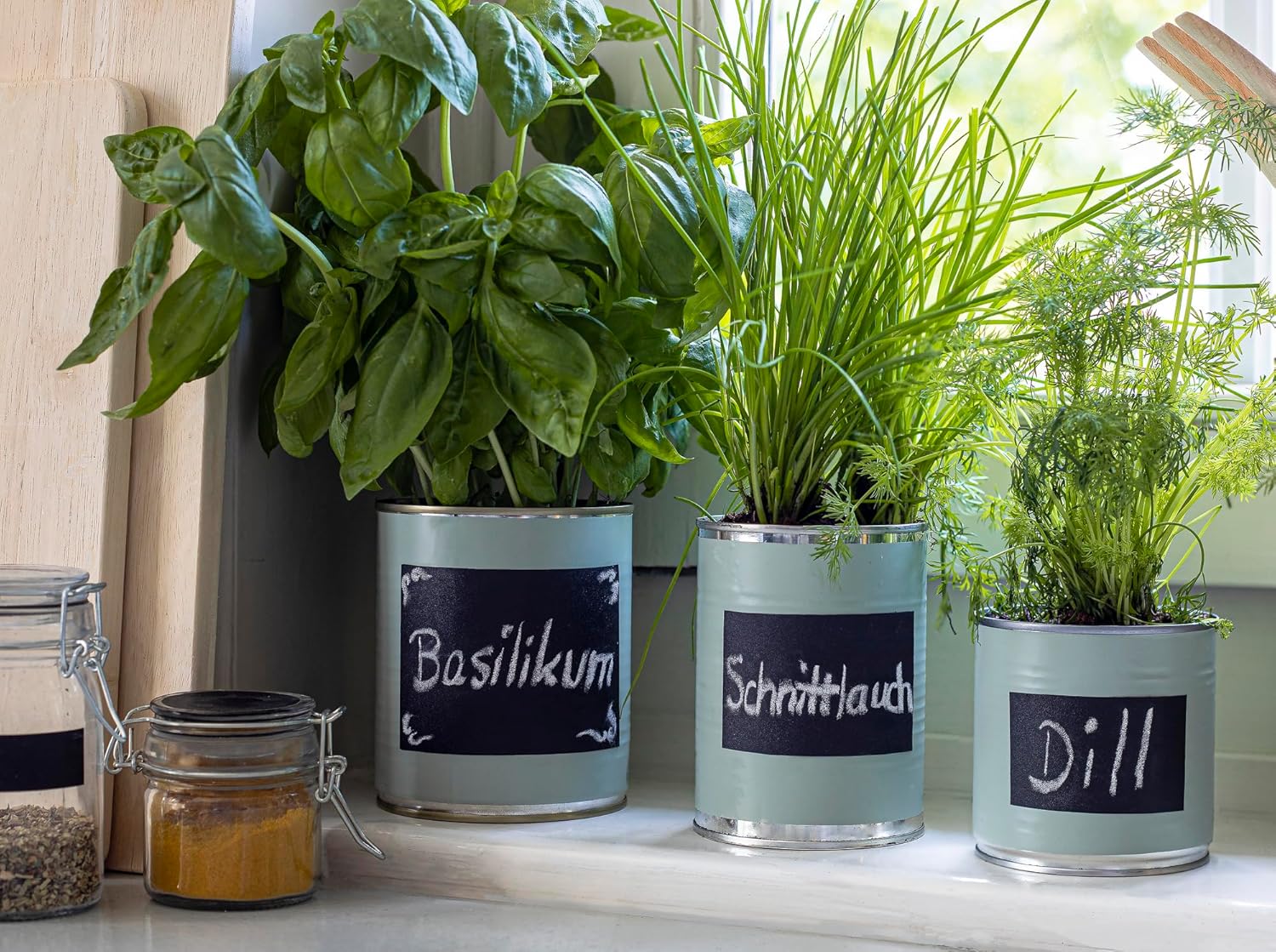 D-c-fix Pellicola Adesiva per Mobili Sage Green 67,5cm x 2m - immagine 4