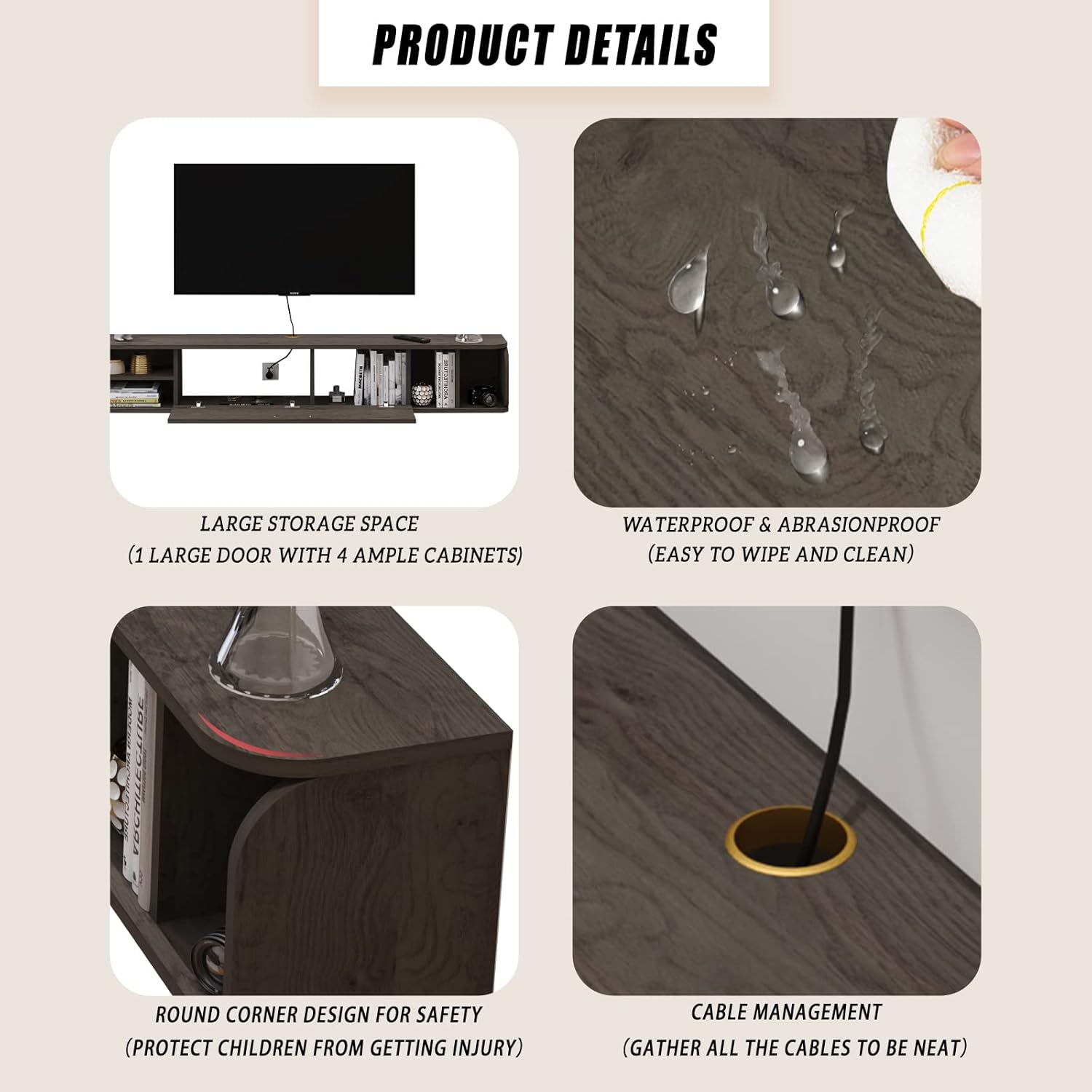 Pmnianhua Mobile TV Sospeso 147cm - immagine 6