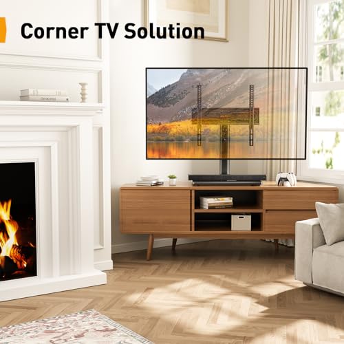 PERLEGEAR Supporto TV da Tavolo Girevole 24-60 Pollici - immagine 5