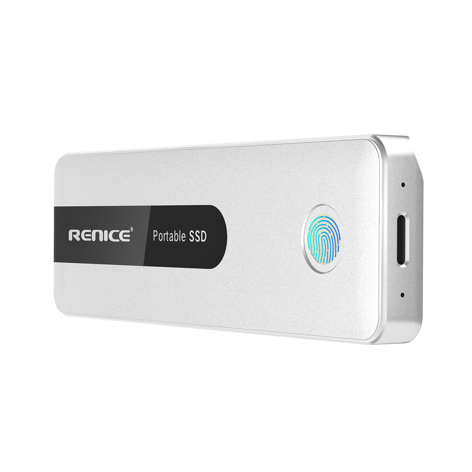 Renice SSD Esterno Portatile 512GB con Impronta