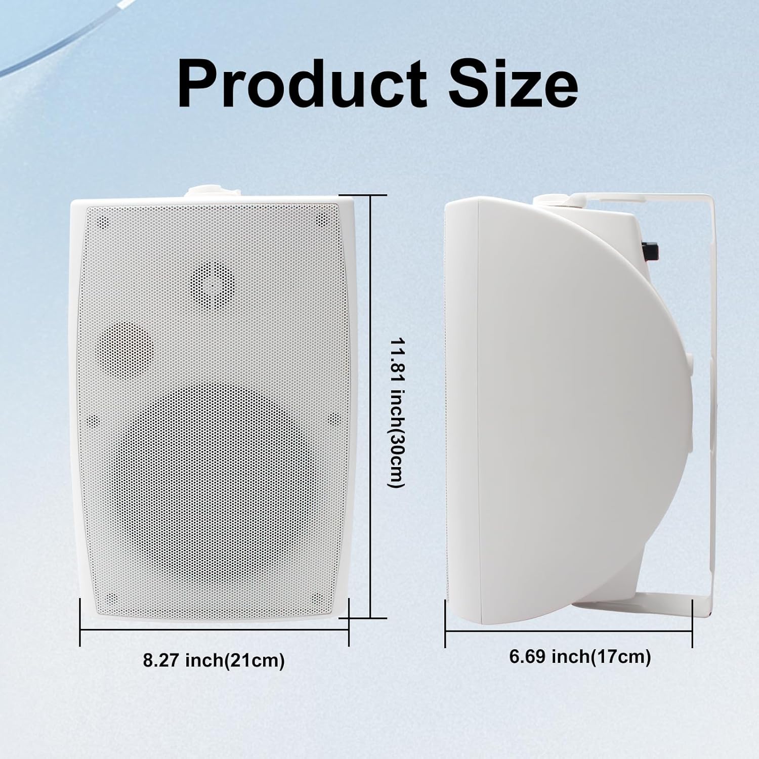 Herdio Altoparlanti esterni passivi cablati 6.5" 800W - immagine 4