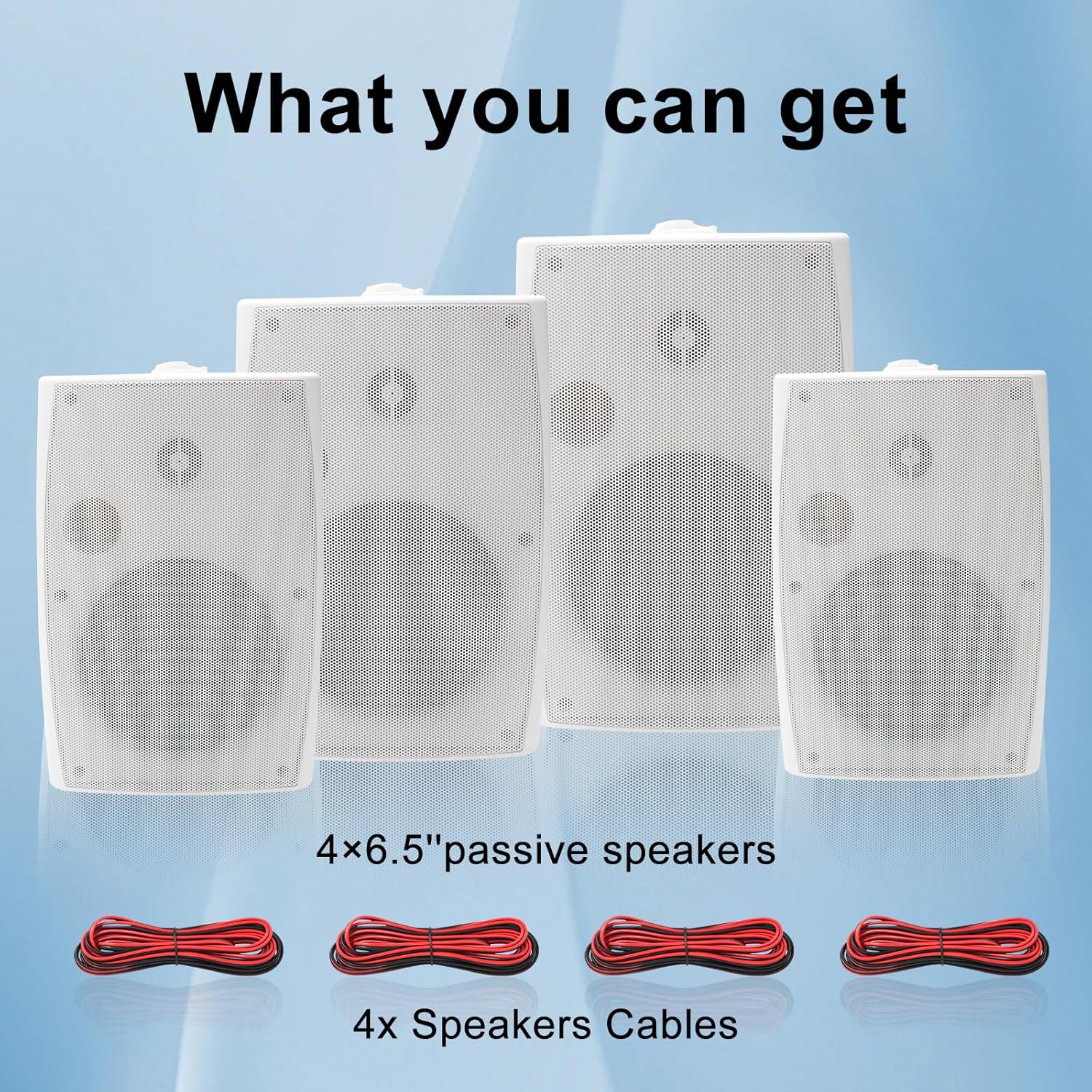 Herdio Altoparlanti esterni passivi cablati 6.5" 800W - immagine 6