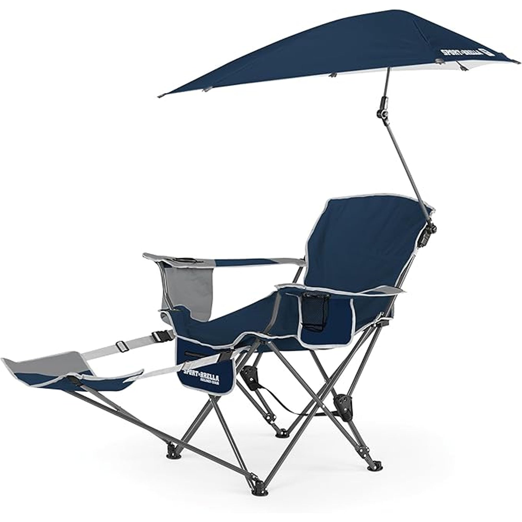 Sport-brella Sedia da Campeggio Pieghevole 76cm, Blu