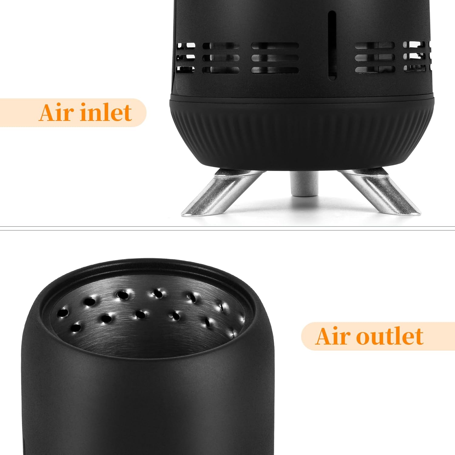 Biggerfire Braciere Portatile da Tavolo Senza Fumo - immagine 6