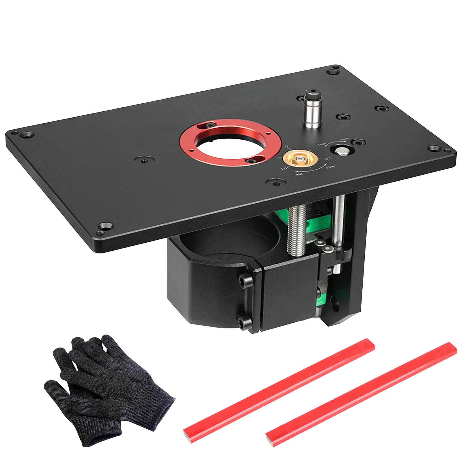 Piastre Inserto Banco Fresa Set per Router