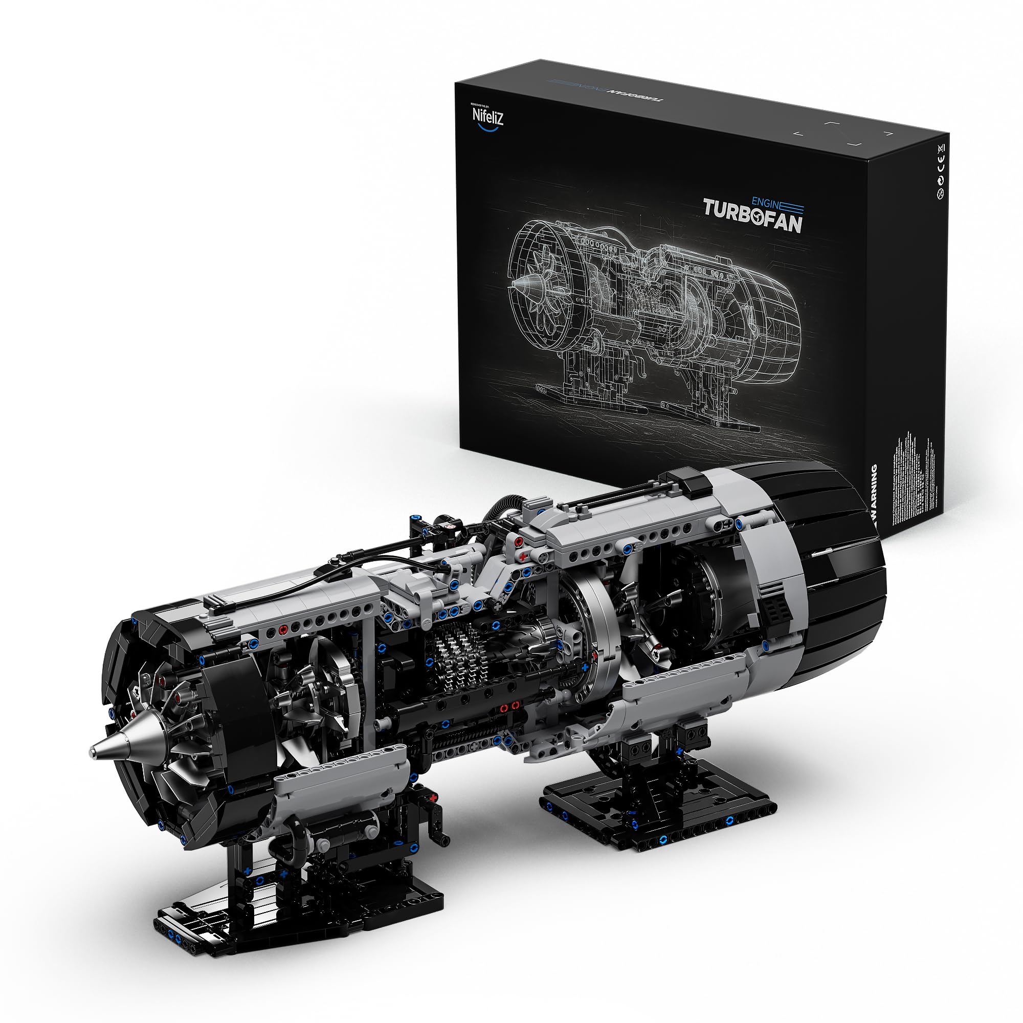 Nifeliz Turbofan - Set di Costruzione Motore NF10317