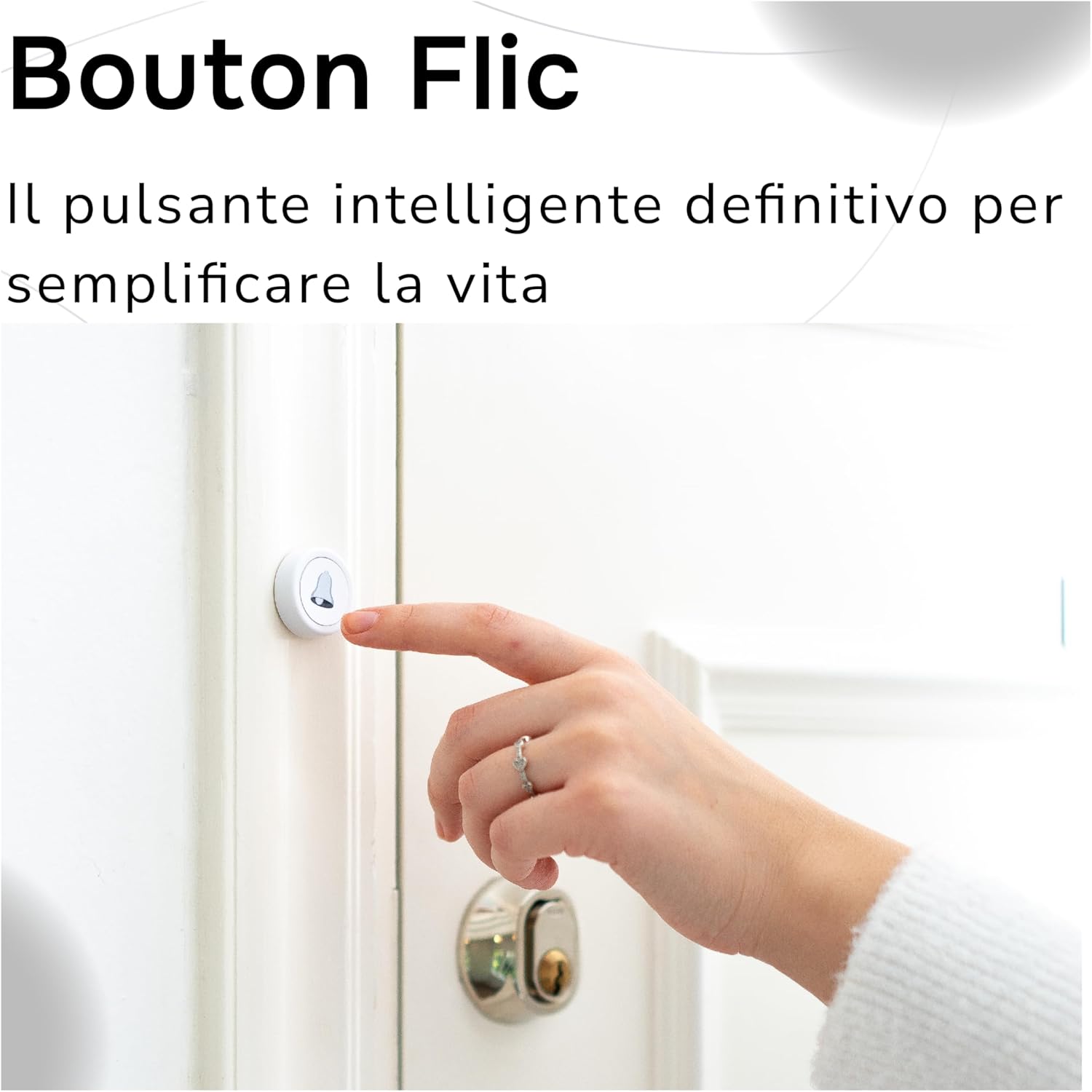 Pulsante Flic Nero - Confezione da 3 - immagine 2