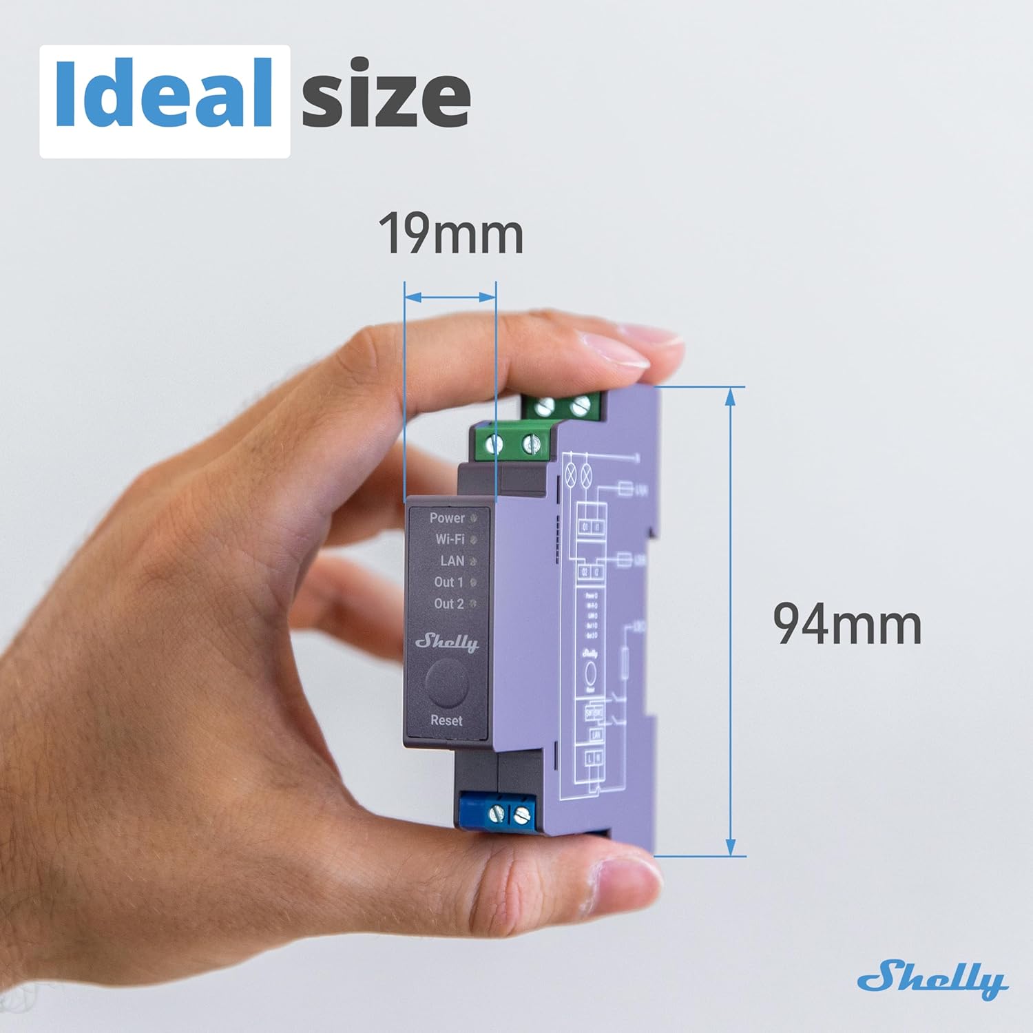 Shelly Pro 2 - Relè Interruttore Smart 2 Canali 25A - immagine 6