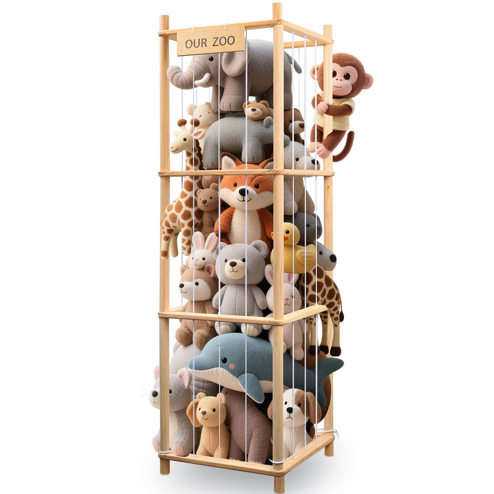 Porta Peluche Verticale Grande Capacità