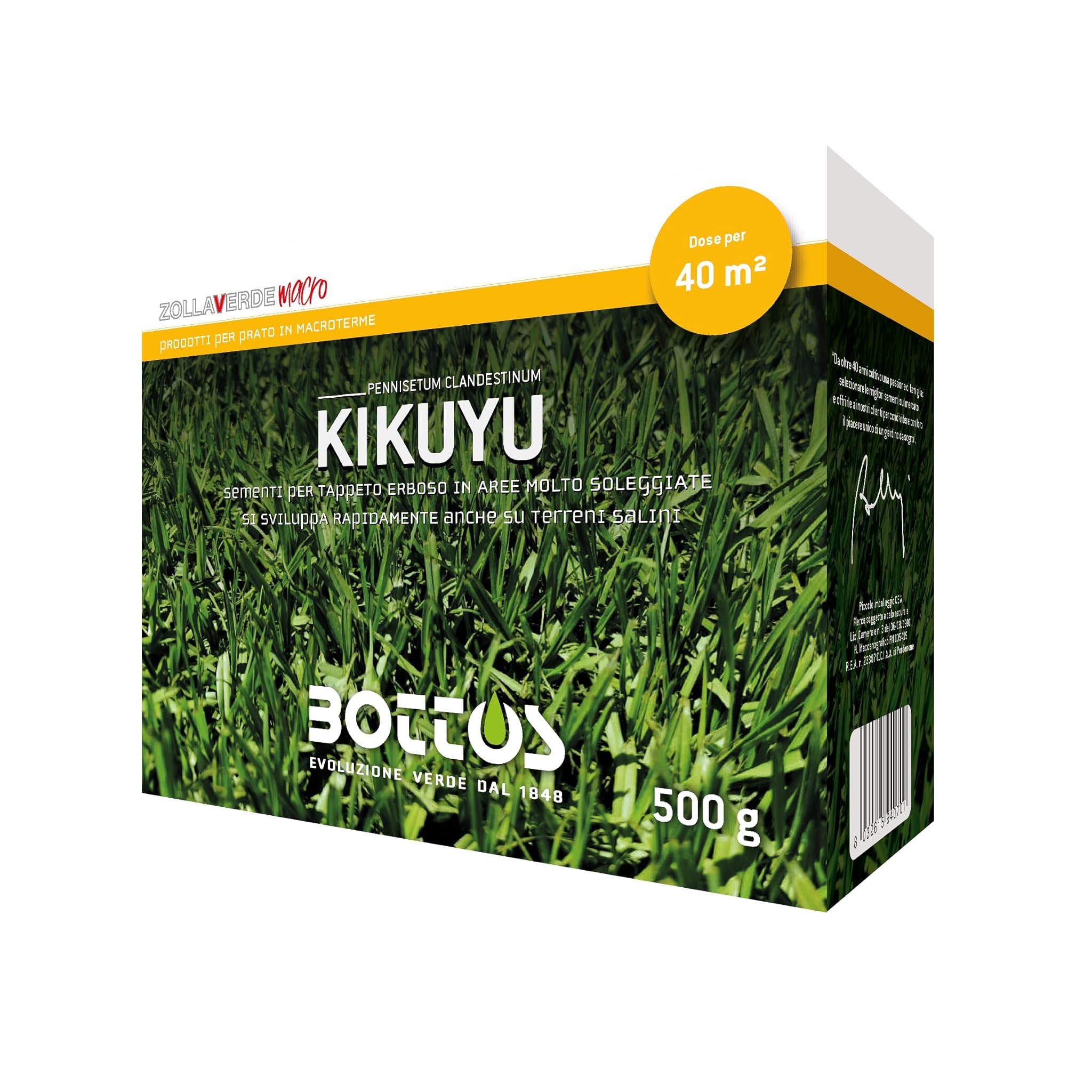 Bottos Semi per prato Kikuyu-grass (Pennisetum cl.) 500gr
