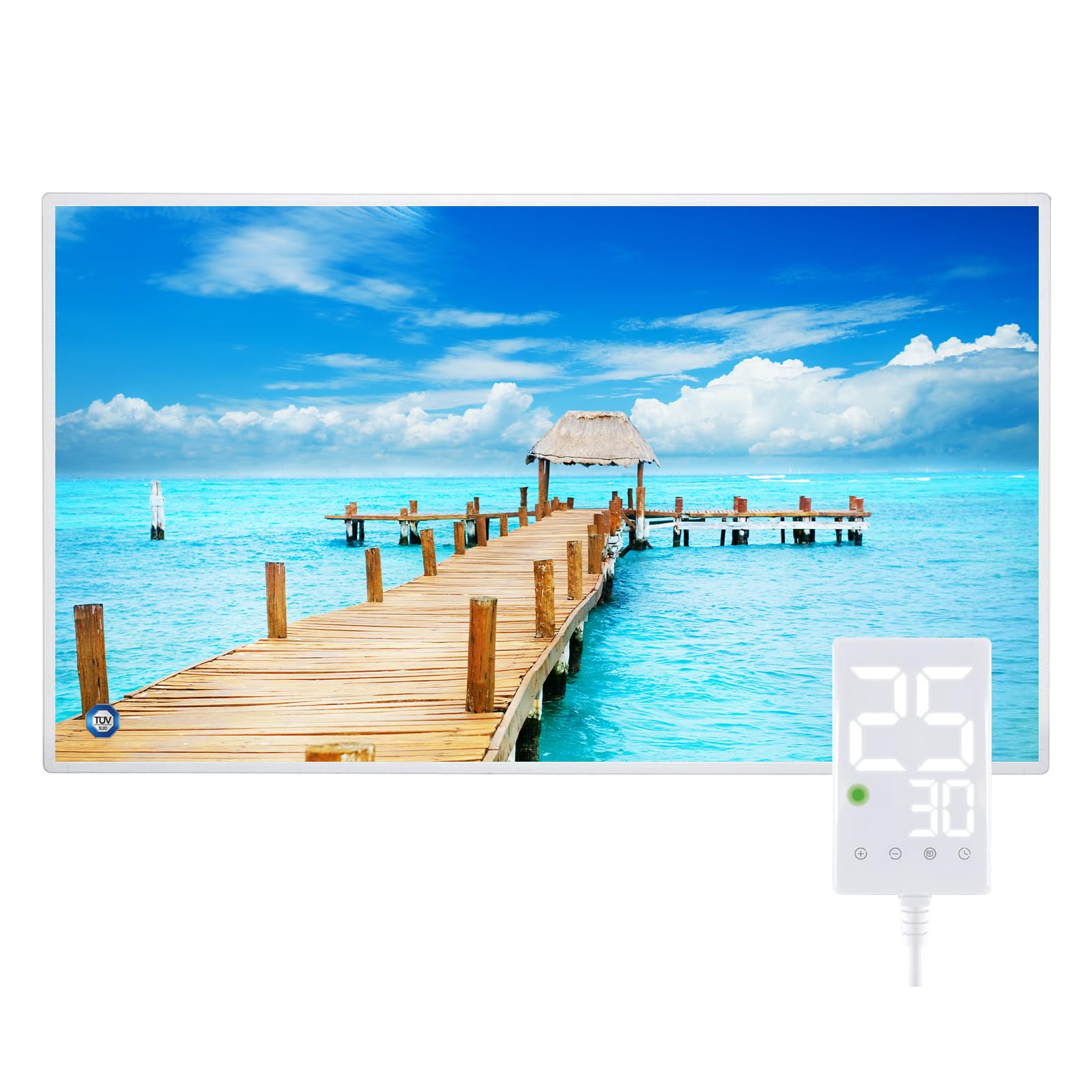 Pannello Radiante Infrarossi 720W con Termostato Touch