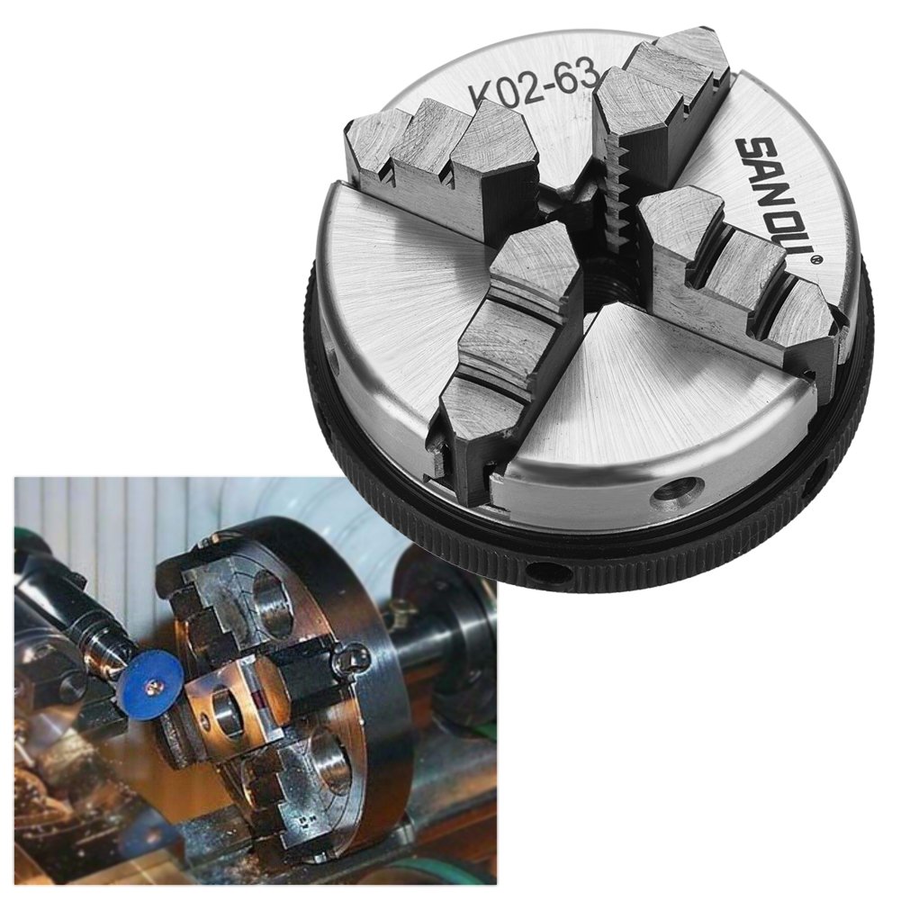 Tornio Chuck K02-63 Autocentrante 4 bracci - immagine 2