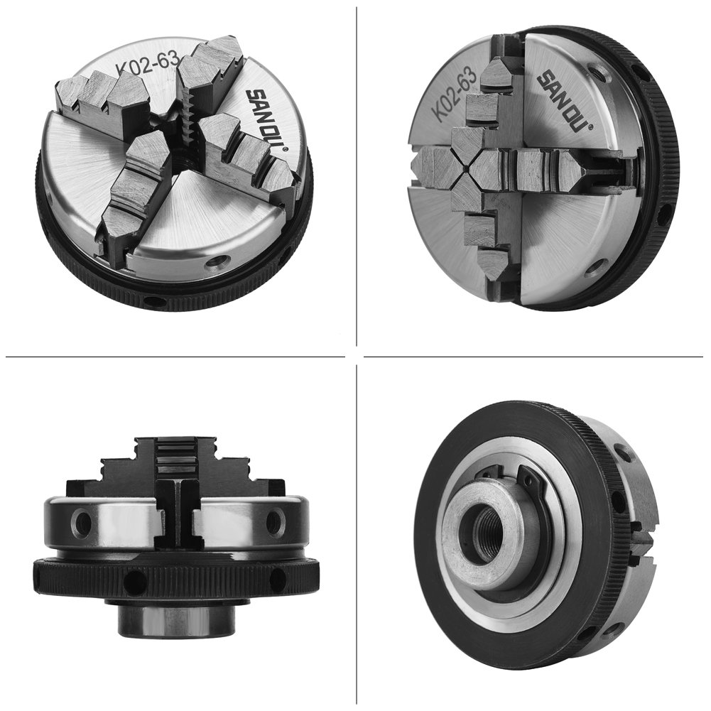 Tornio Chuck K02-63 Autocentrante 4 bracci - immagine 6