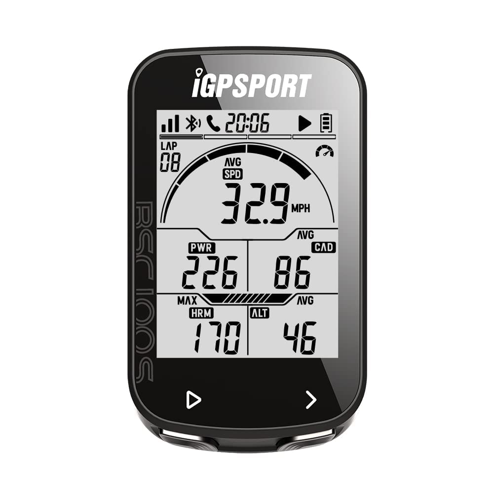 Ciclocomputer GPS ANT+ Wireless IPX7 2,6 Pollici
