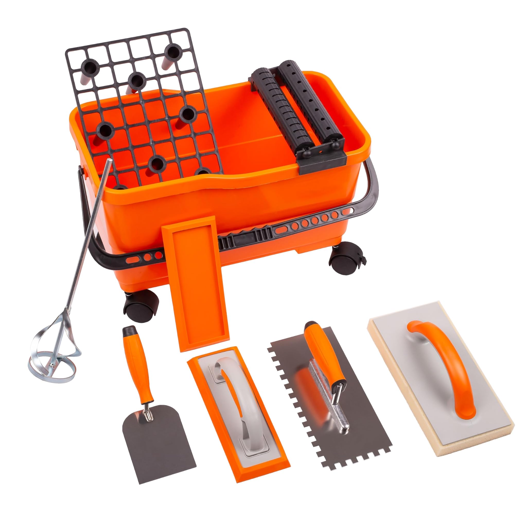 MIVOS Set Professionale Lavaggio Piastrelle 7 Pezzi