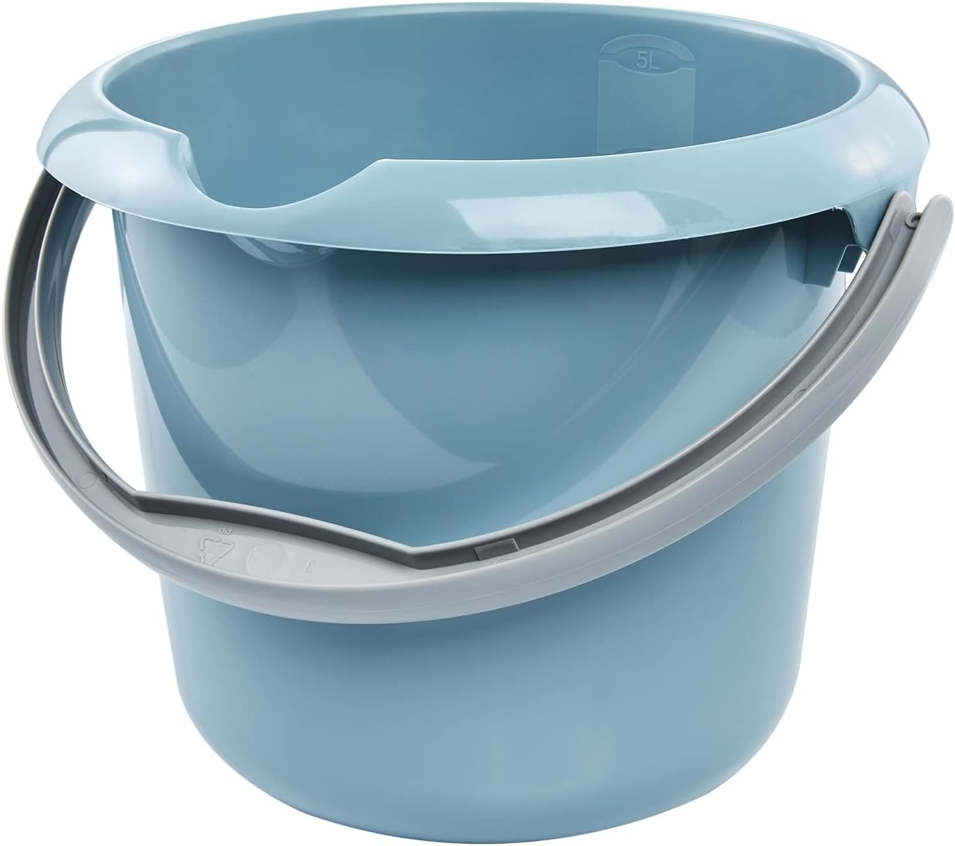 Keeeper Secchio con Scala Graduata 5 L, Nordic Blue - immagine 1