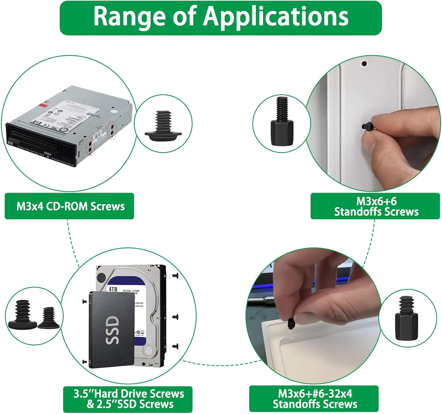 Set Viti per PC 516 Pezzi per Scheda Madre e SSD - immagine 6
