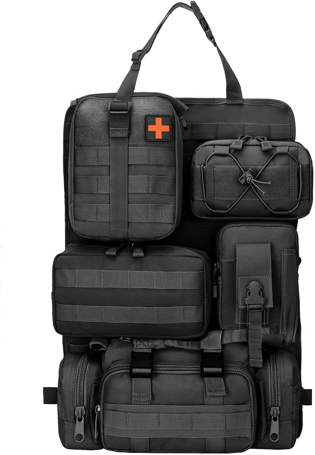 Sunshineface Organizer tattico per sedile auto con 5 tasche