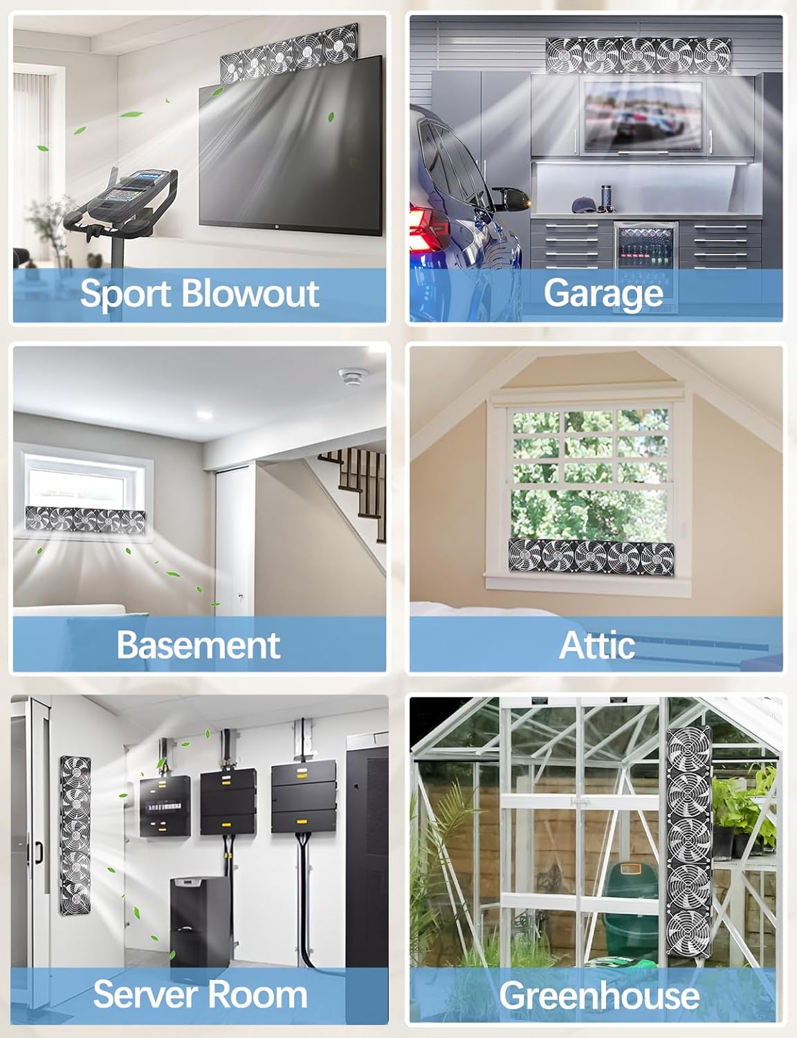 Wathai 5 Ventole Computer 120mm Doppia Palla - immagine 3