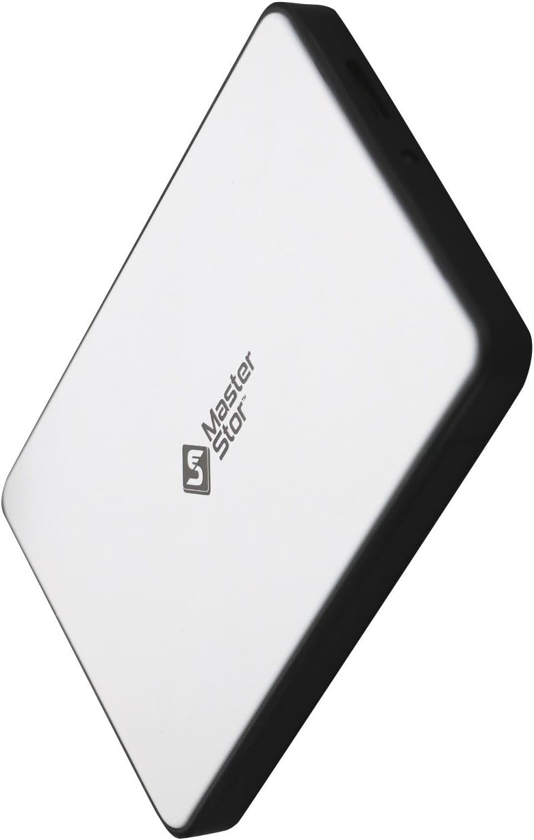 Masterstor - Unità Disco Rigido Esterno 1TB, Bianco - immagine 3
