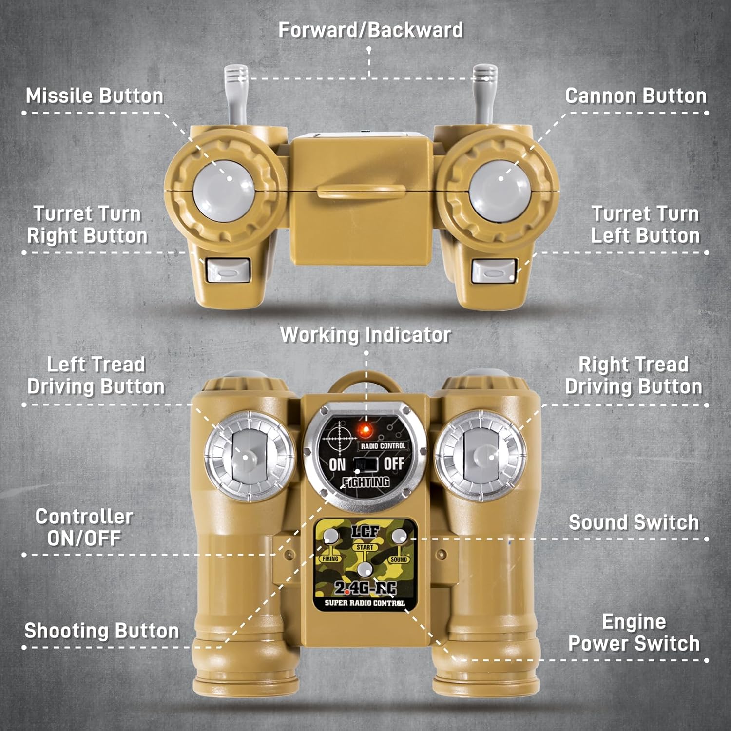 Carro Armato Telecomandato Russia T90 1/24 - immagine 5
