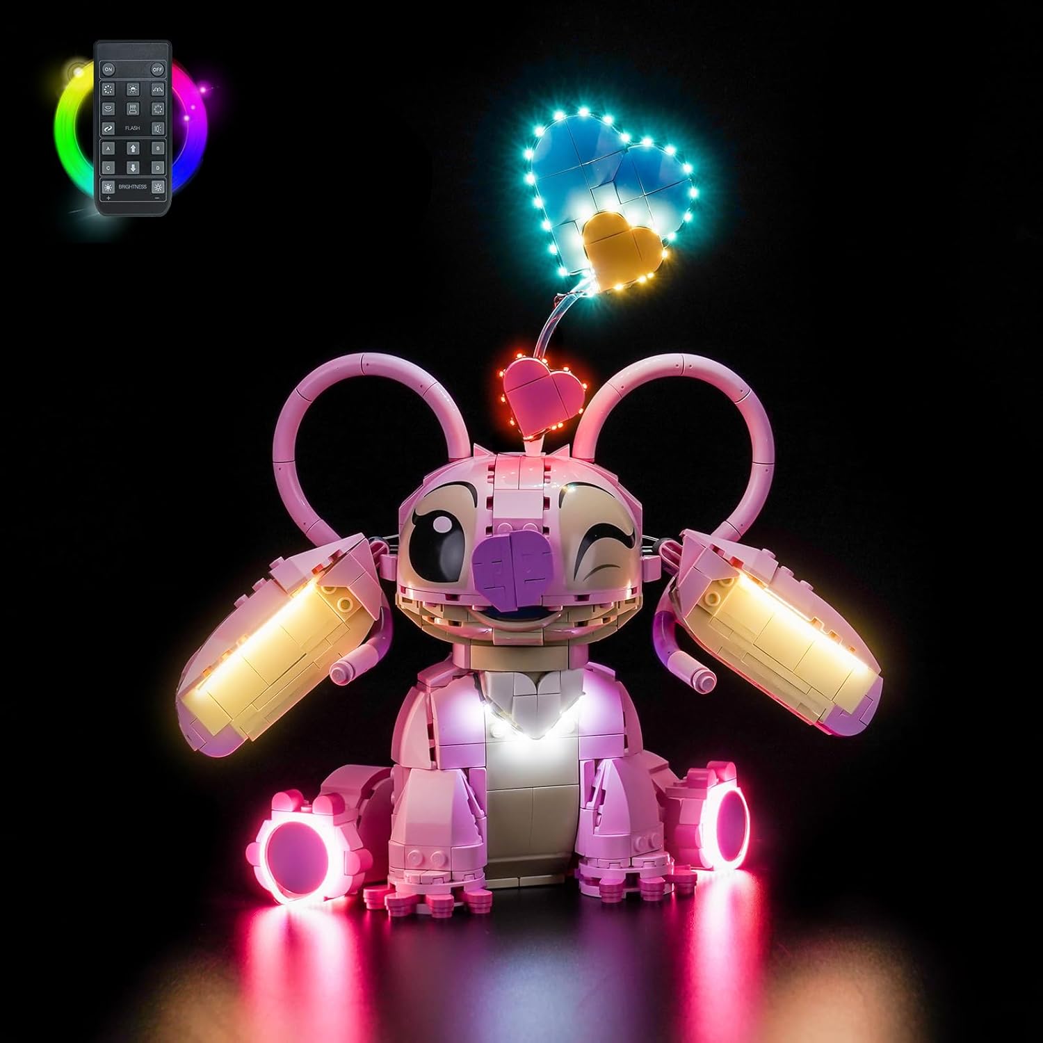 Kit luce telecomando compatibile con Lego 43257 Angel (nessun modello), set di illuminazione a LED, compatibile con Lego Angel 43257 giocattolo creativo - immagine 2