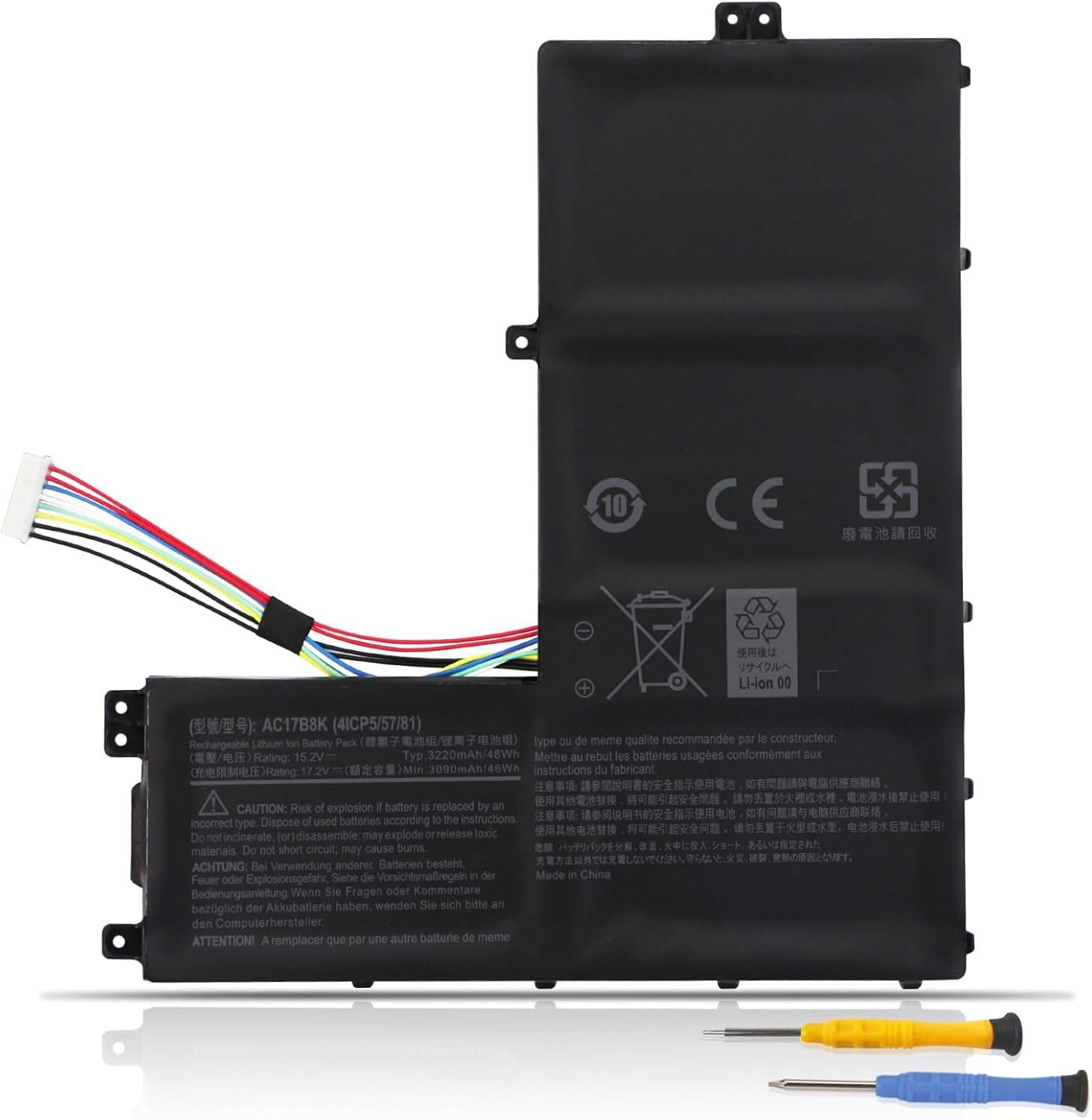 Antiee AC17B8K Batteria 48Wh per Acer Swift 3 SF315-52 - immagine 1