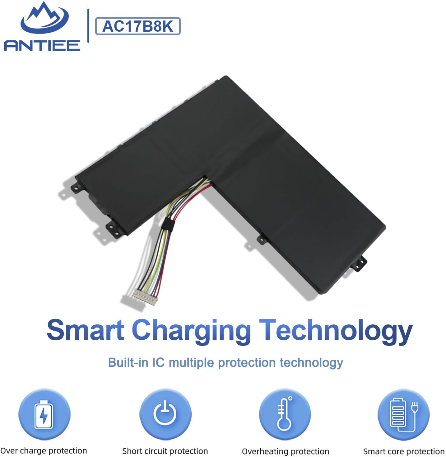 Antiee AC17B8K Batteria 48Wh per Acer Swift 3 SF315-52 - immagine 5