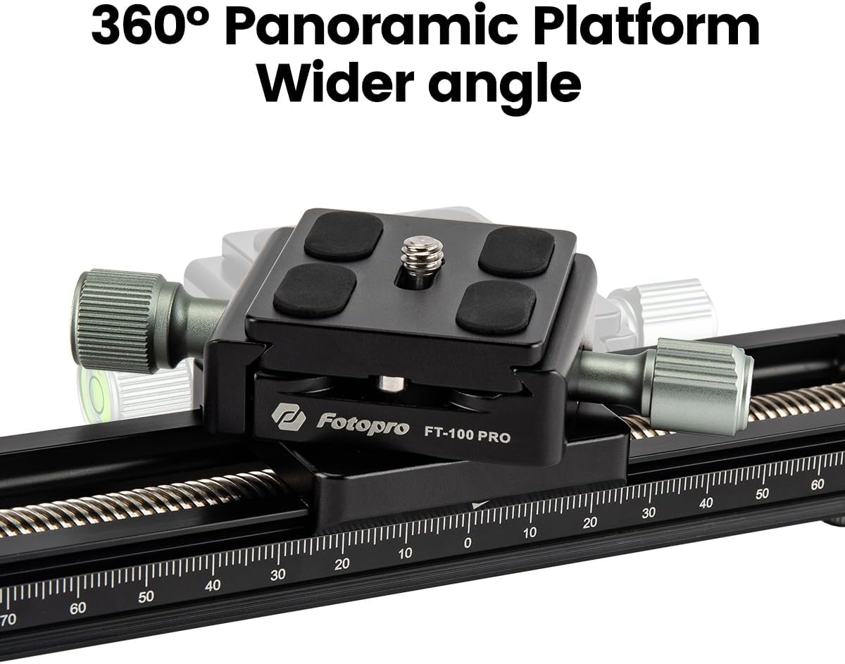 Fotopro Cursore a Cremagliera per Messa a Fuoco Macro - immagine 4