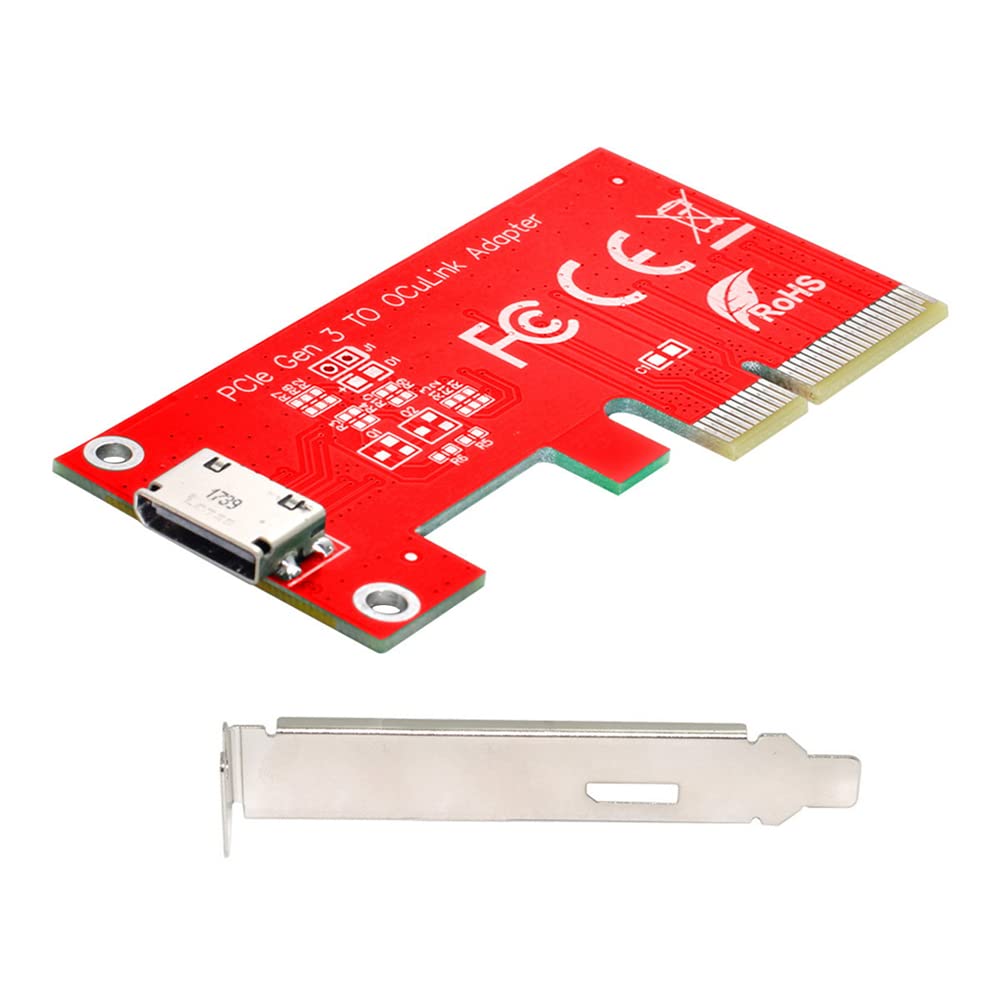 Nfhk Adattatore PCI-E 3.0/4.0 x4 a Oculink SFF-8612