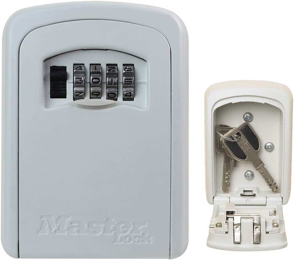 Master Lock Cassaforte per Chiavi 5401EURDCRM, Bianco - immagine 1