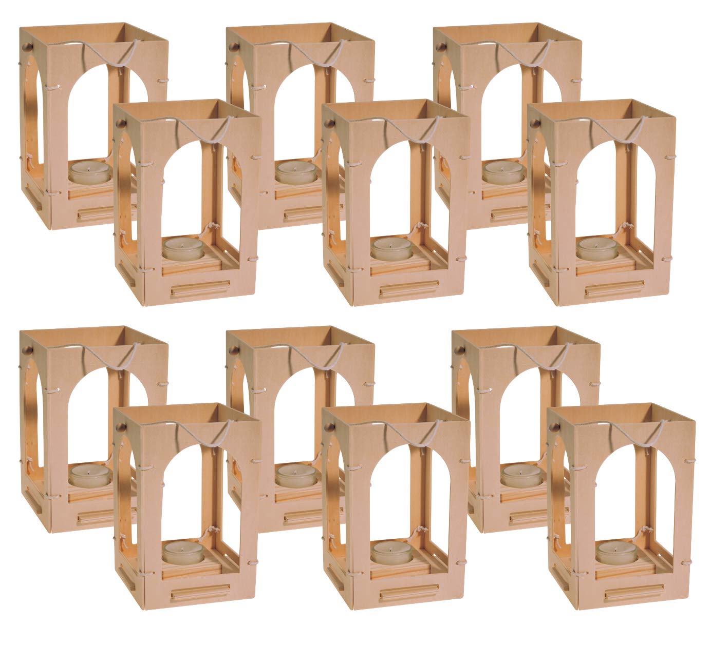 'Bambini Lanterna in legno per creare Avantgarde 12er Set asilo qualità "