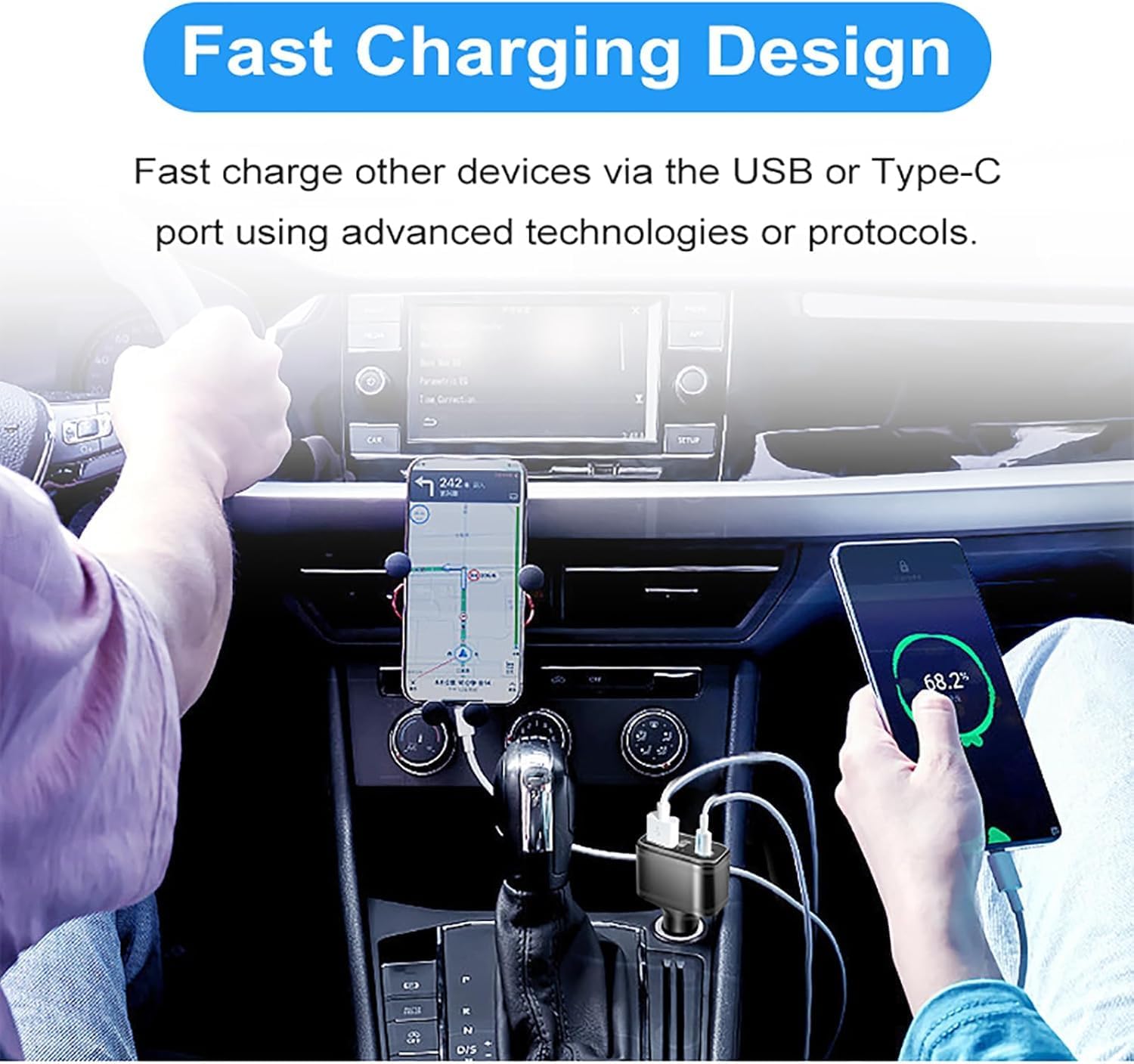 Tracker GPS 4G LTE Nascosto per Auto con Ricarica USB - immagine 3