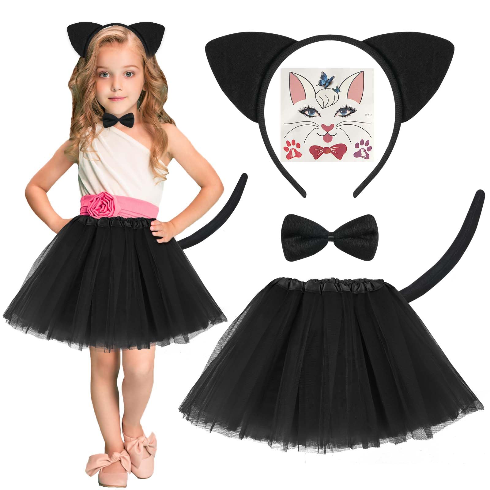 ACWOO Tigre - Set Costume Animale 5 Pezzi