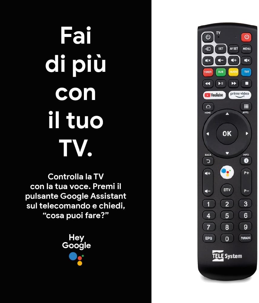 Tele System Telecomando Originale Bluetooth per Decoder - immagine 3