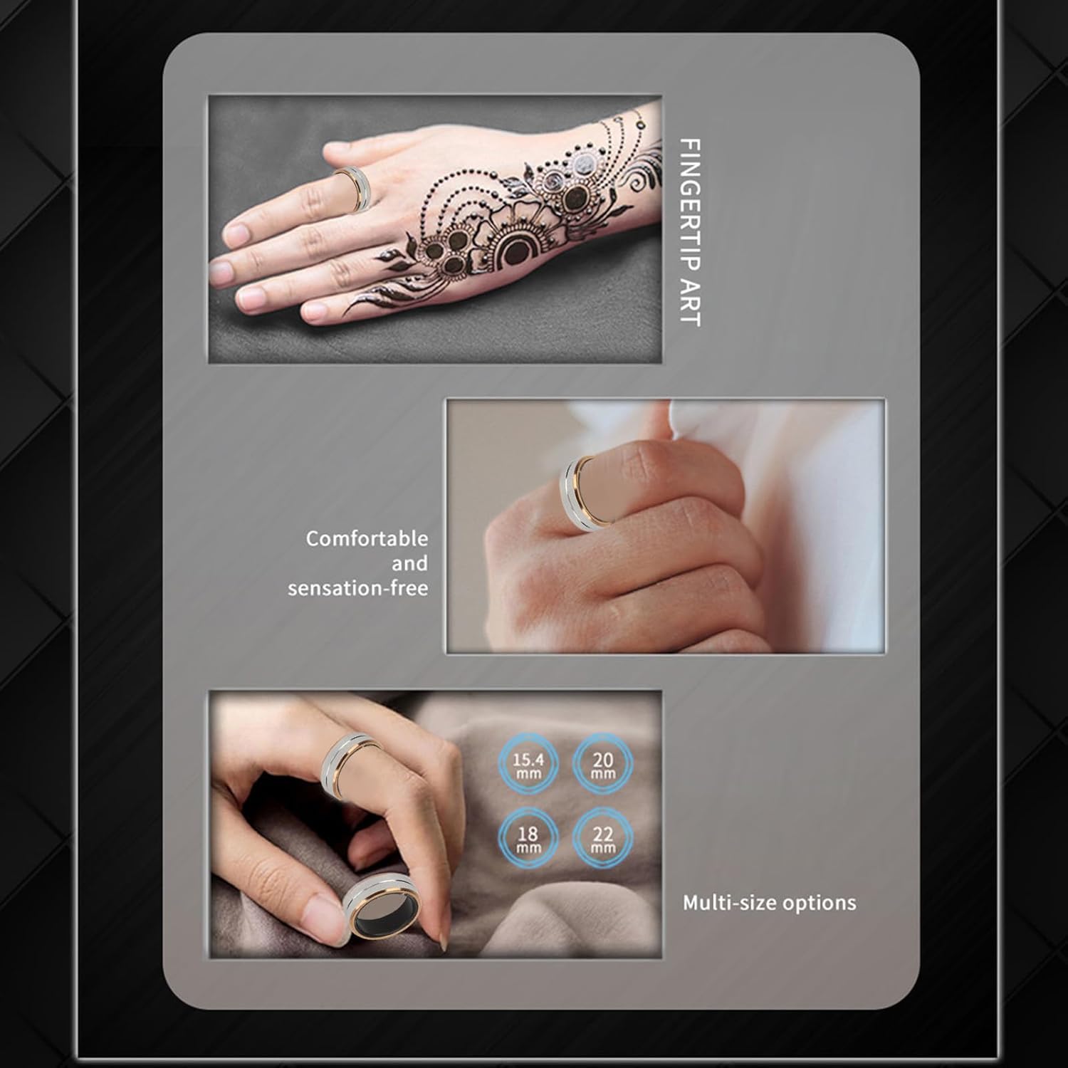 Dpofirs Anello Intelligente per Fitness e Salute - immagine 2