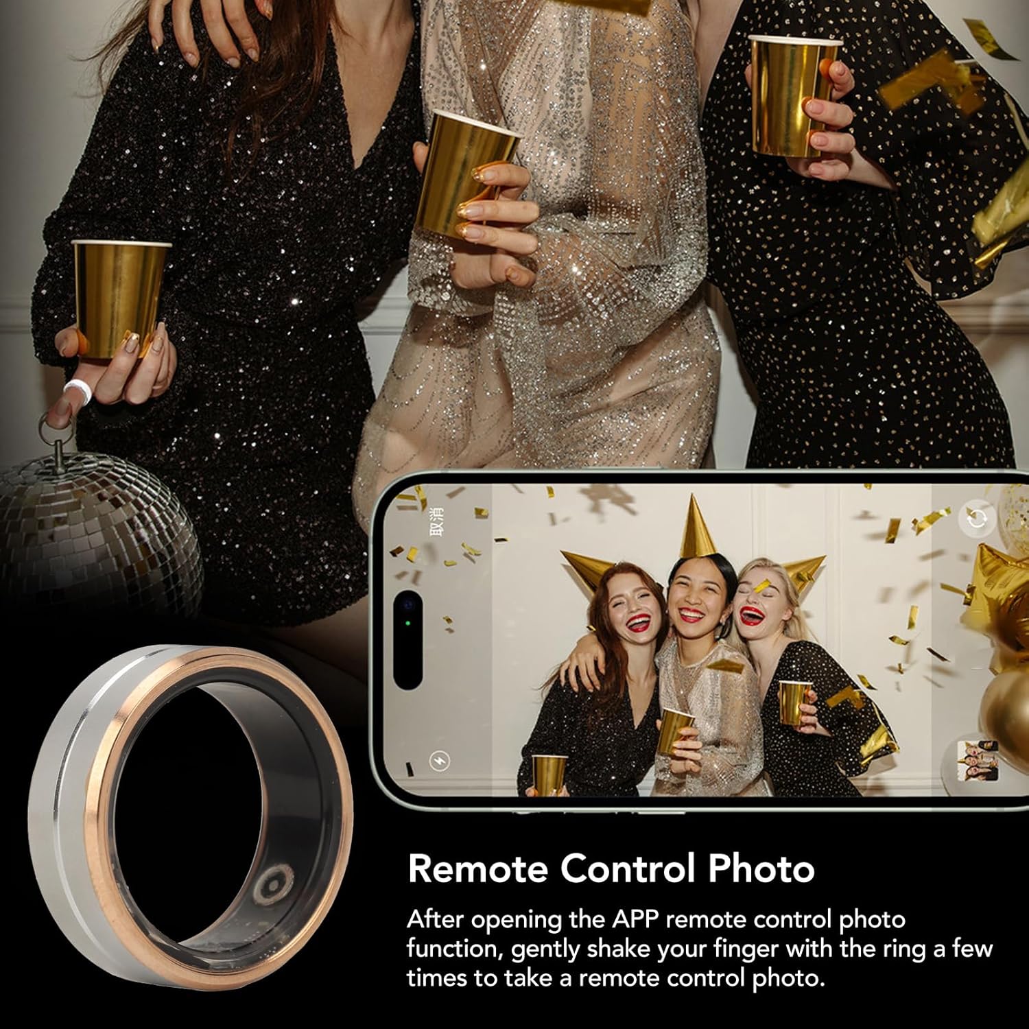 Dpofirs Anello Intelligente per Fitness e Salute - immagine 6