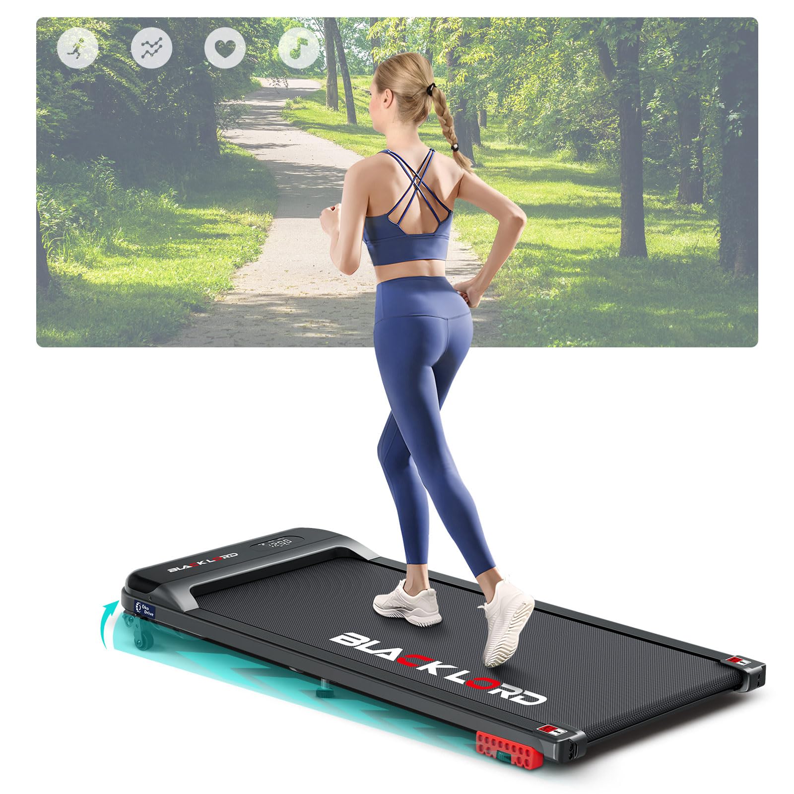 Black Lord Tapis Roulant 3.2HP per Casa e Ufficio