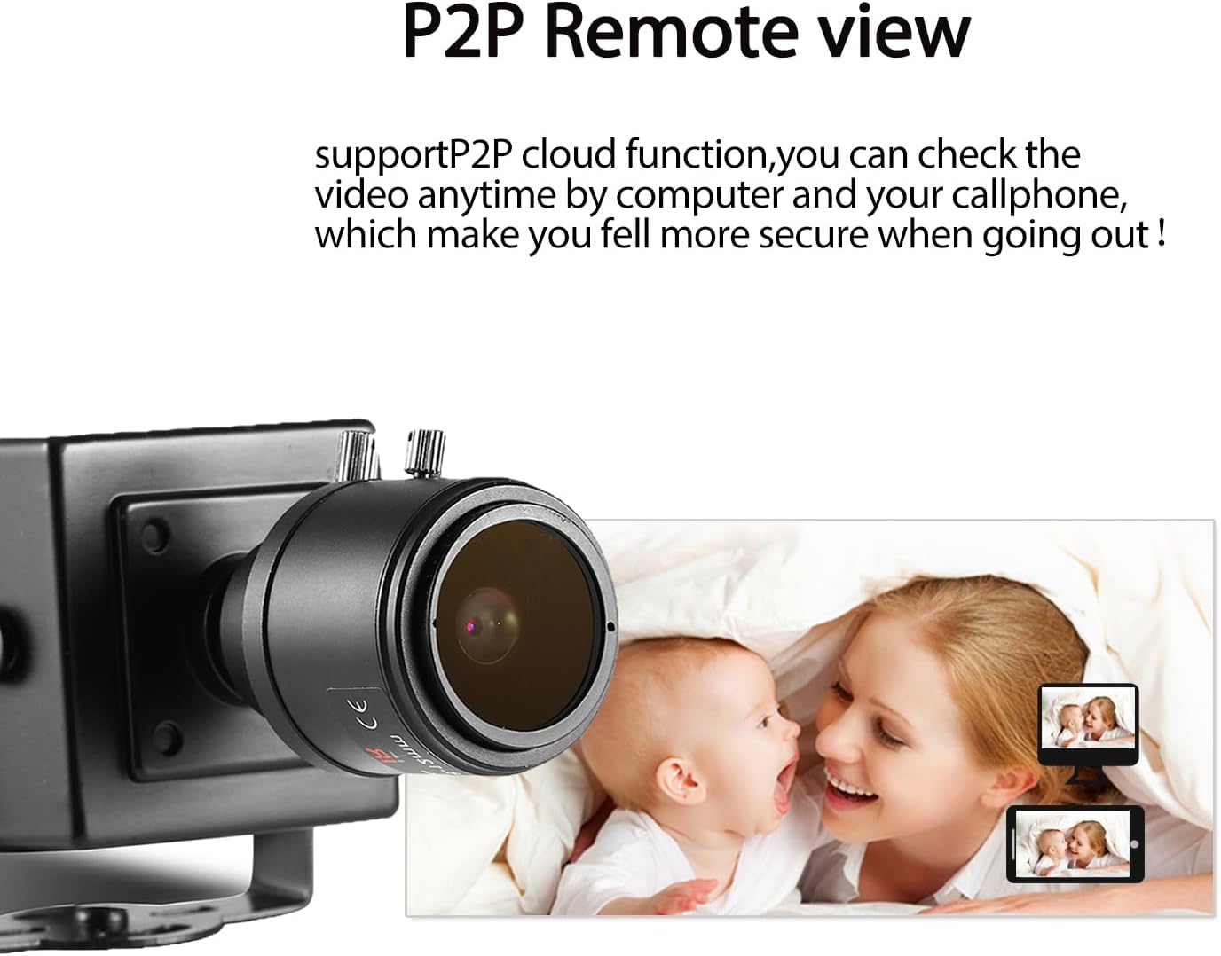 Revodata UltraHD 4K (8MP) POE IP Mini Camera - immagine 5