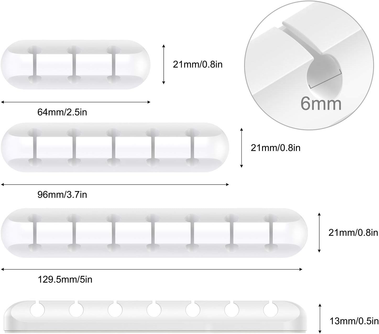 Soulwit® Organizer a Clip per Cavo (3 Pezzi) - immagine 3